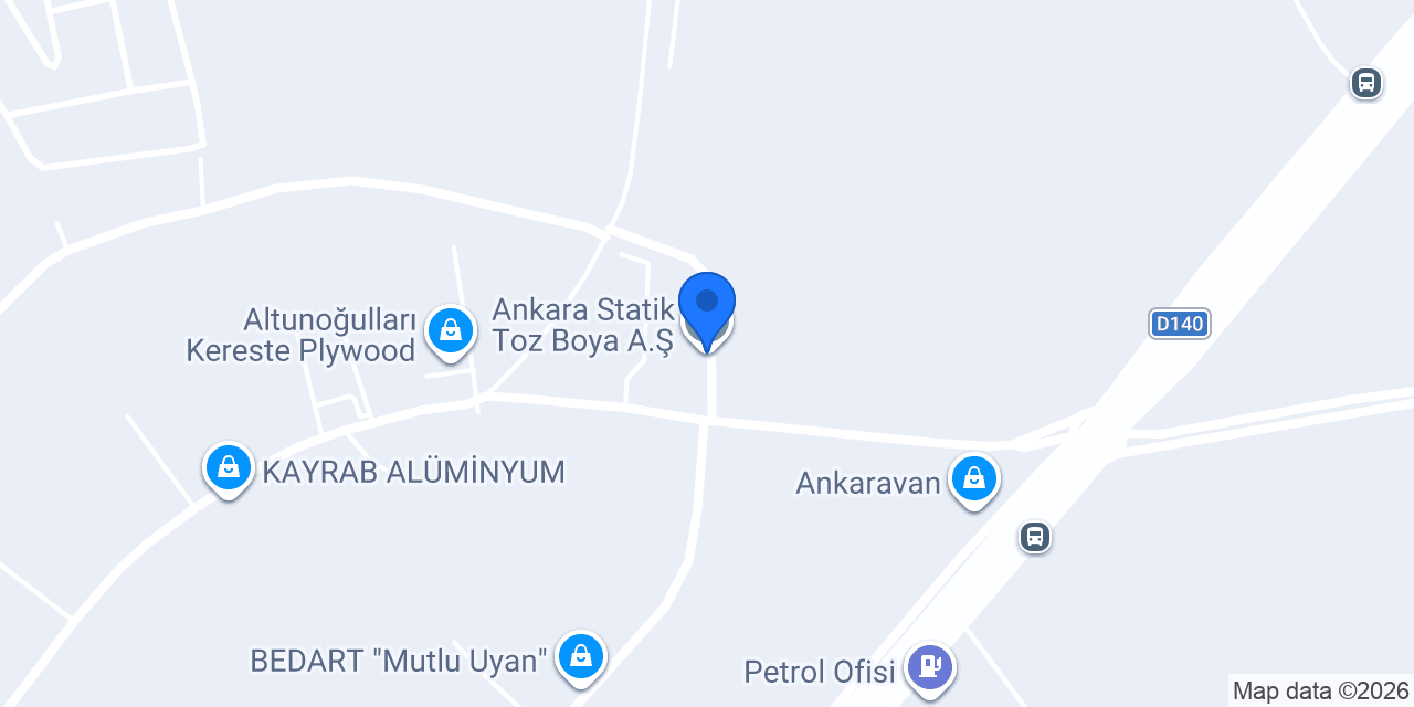 Ankara Statik Toz Boya A.Ş konumu