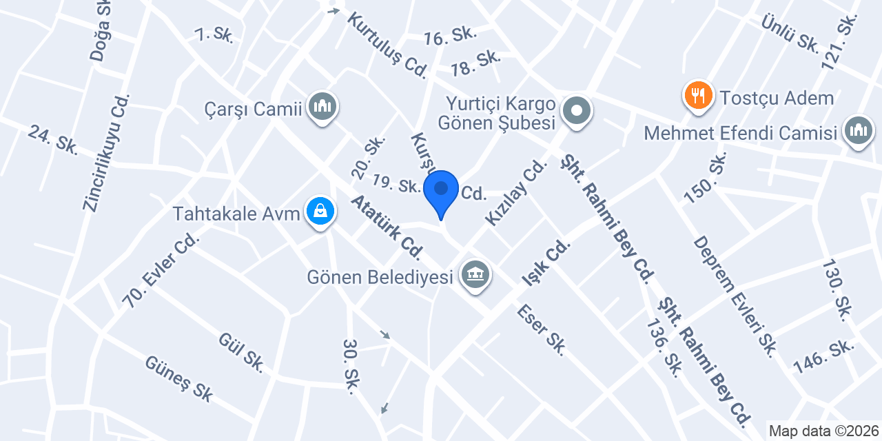 GÖNEN FORM MİMARLIK konumu