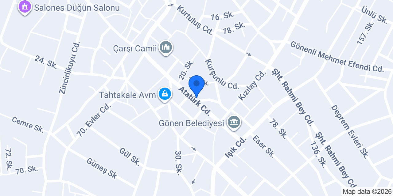BAL RENT A CAR konumu