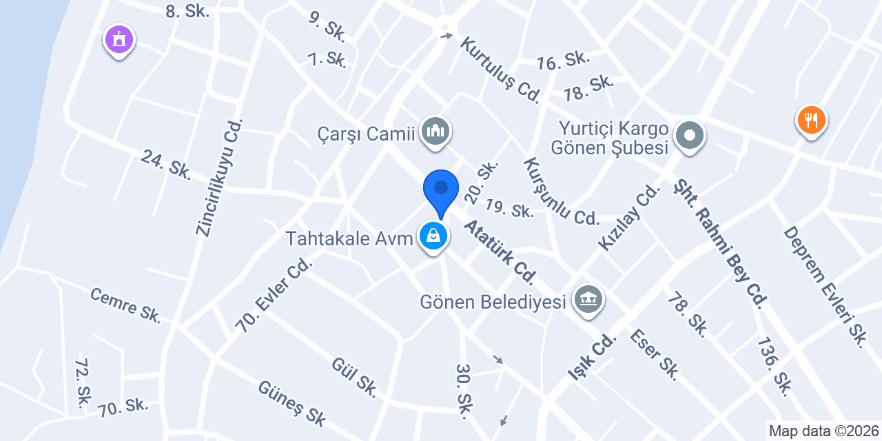 Gönen Psikoterapi Merkezi konumu