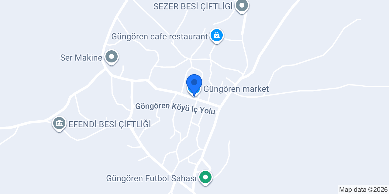 Güngören market konumu