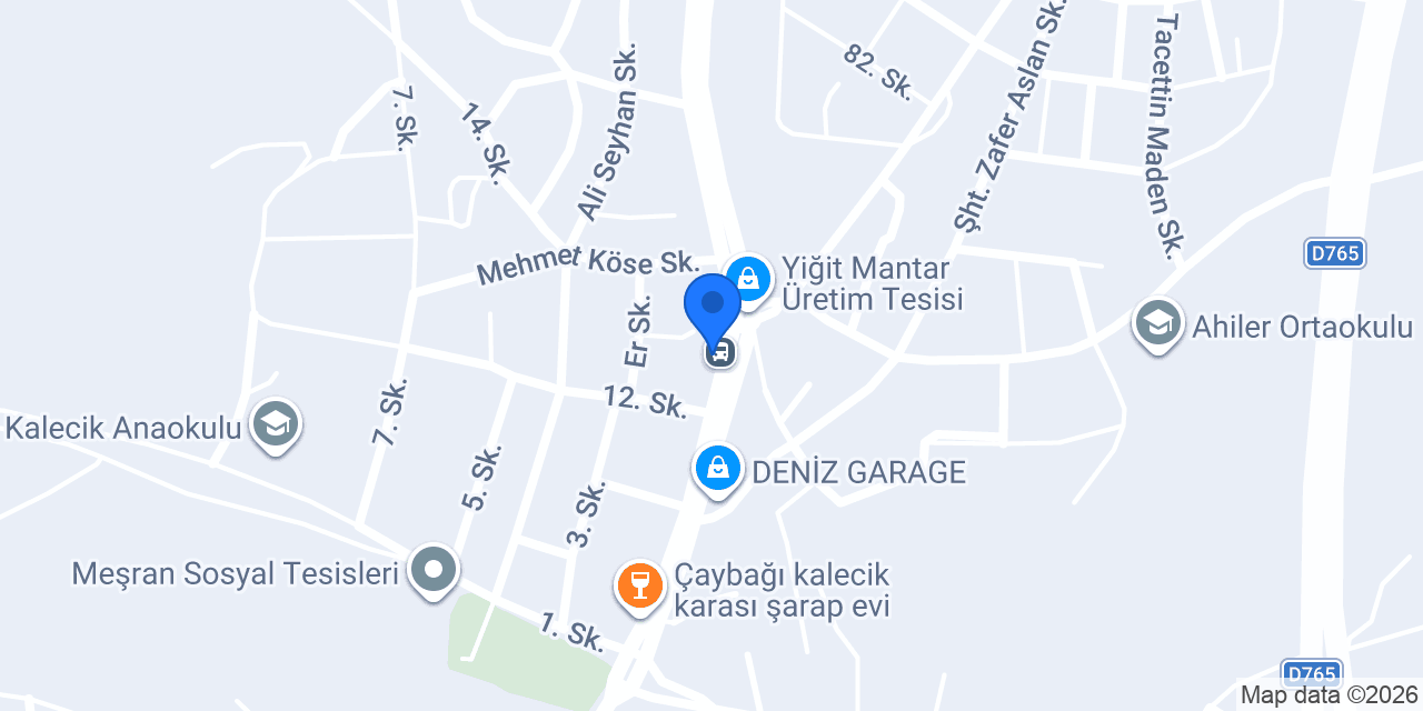 GÜNGÖR OTOMOTİV TİCARET konumu