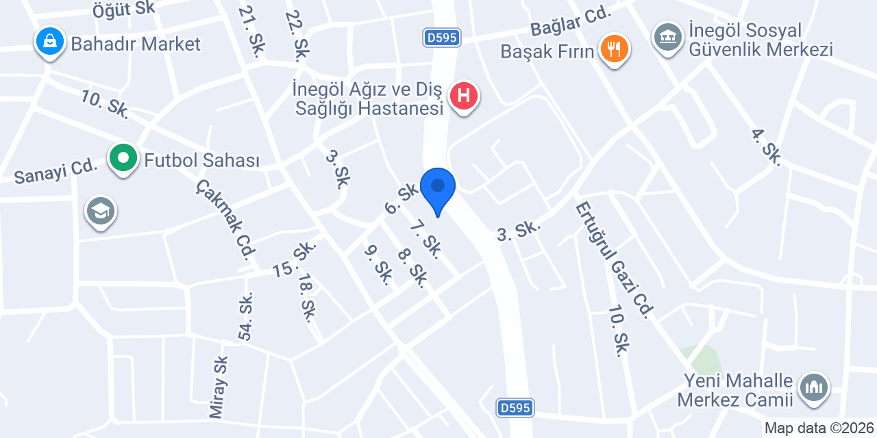 Zekiye terzi konumu