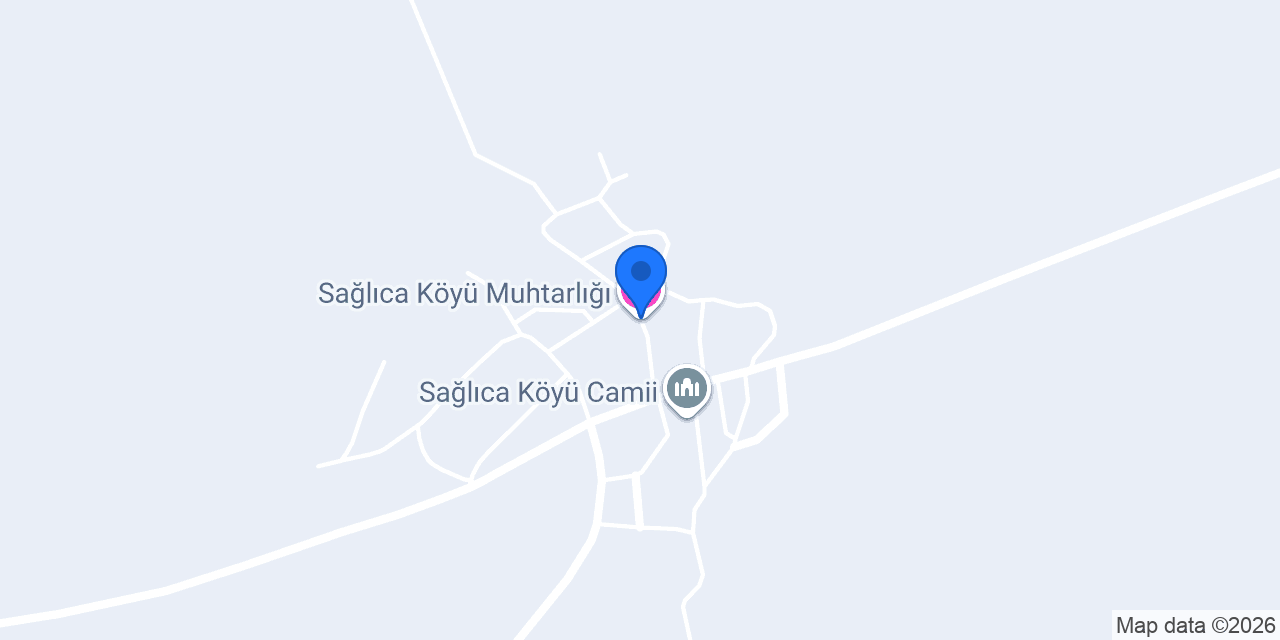 Sağlıca Köyü Muhtarlığı konumu