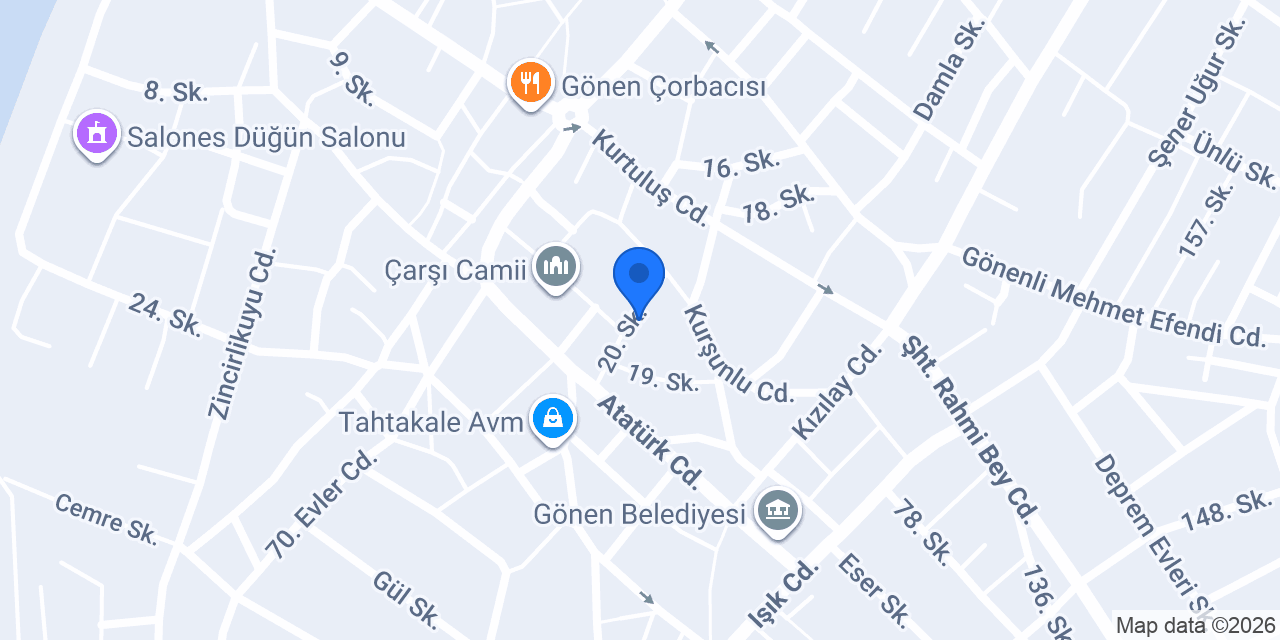 Gönen Ata Medikal konumu