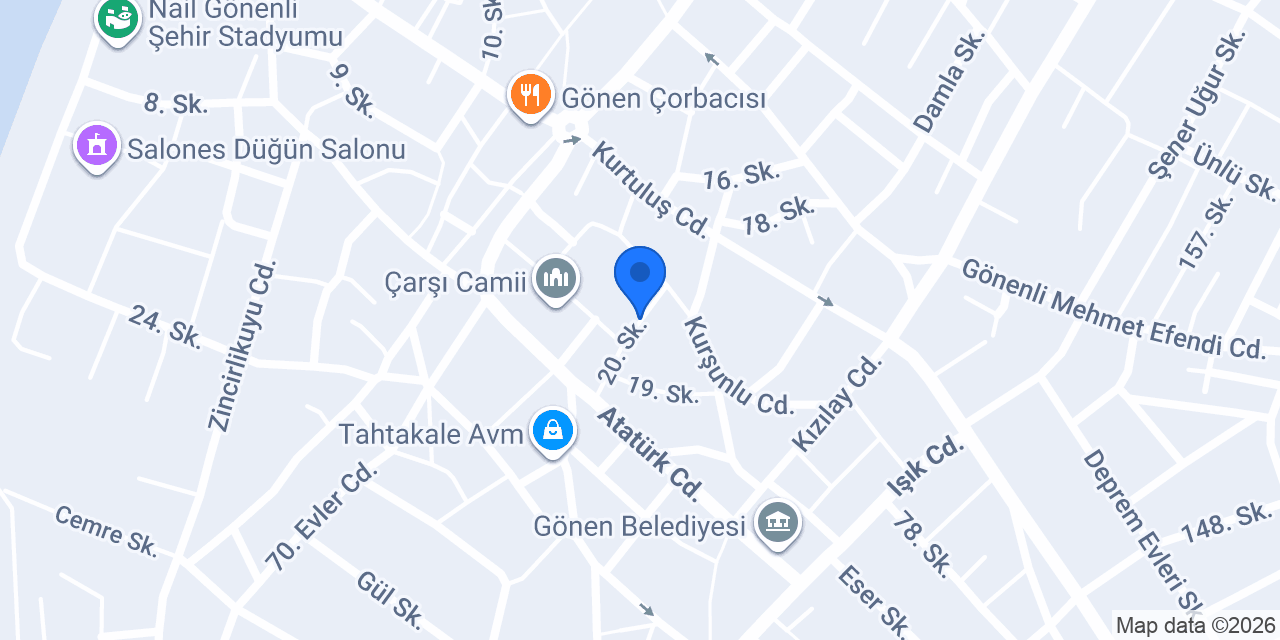 Sahra bayan kuaför konumu