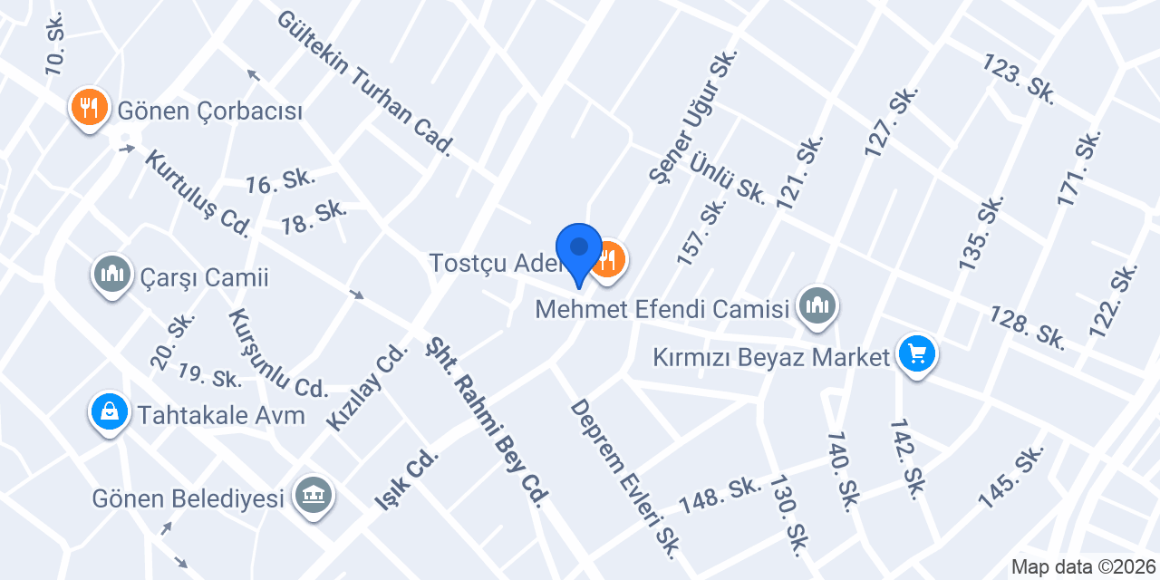 Diş Hekimi Hilâl Gökçakıroğlu konumu