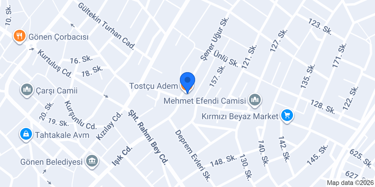 Tostçu Adem konumu