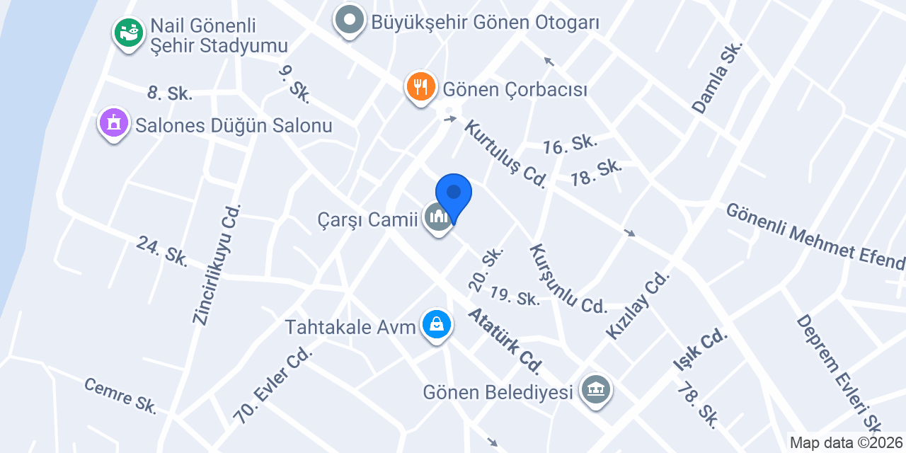 Gönen Baysallar Turizm konumu