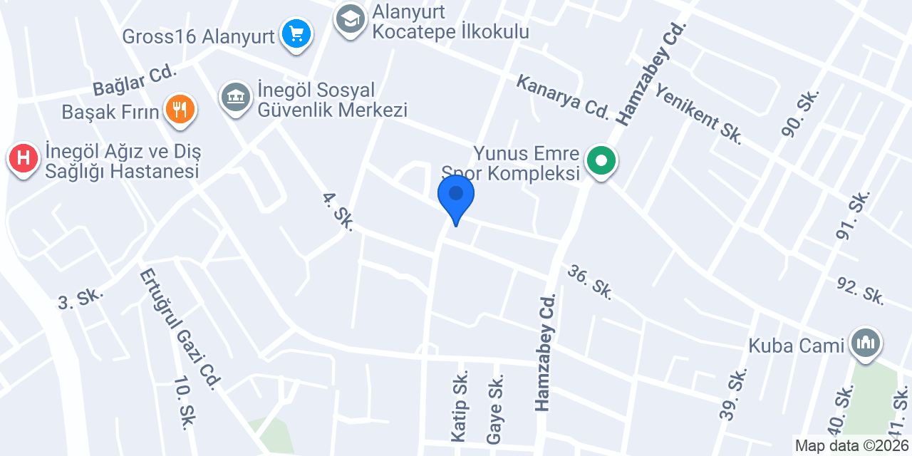 Hâdim 18. şube konumu