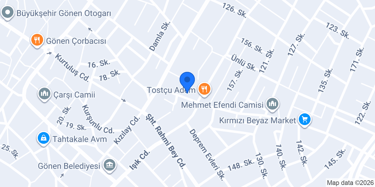 Gönen Diş Polikliniği Tual Dent konumu