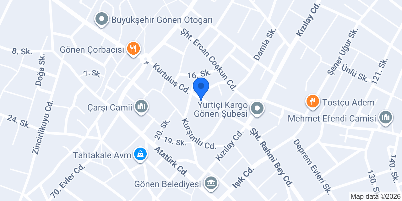 Ercan Erkek Kuaförü konumu