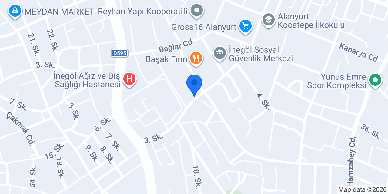 Yaşam Eczanesi konumu