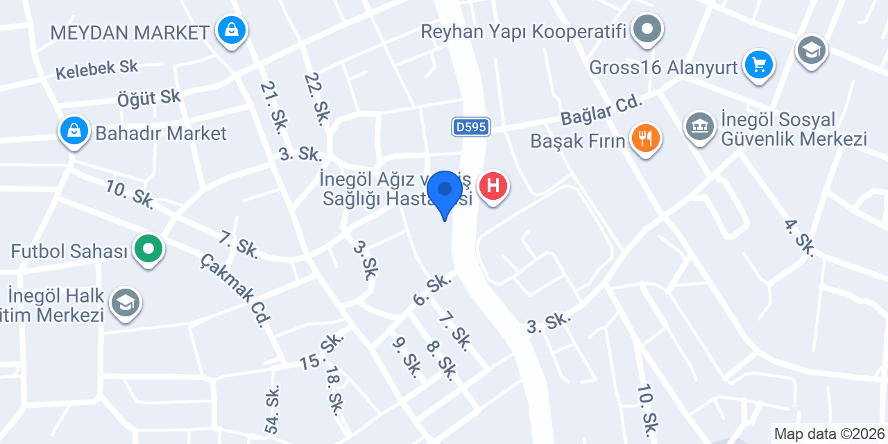 Diş Hekimi Murad Askeroğlu konumu