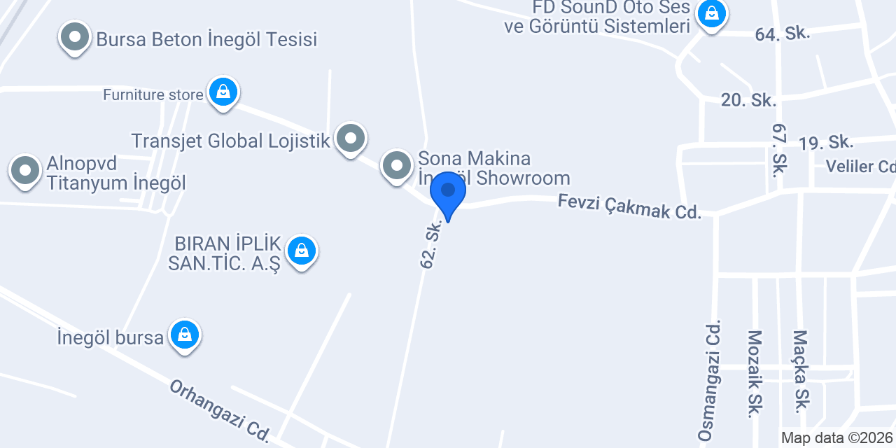 Asew Mobilya konumu