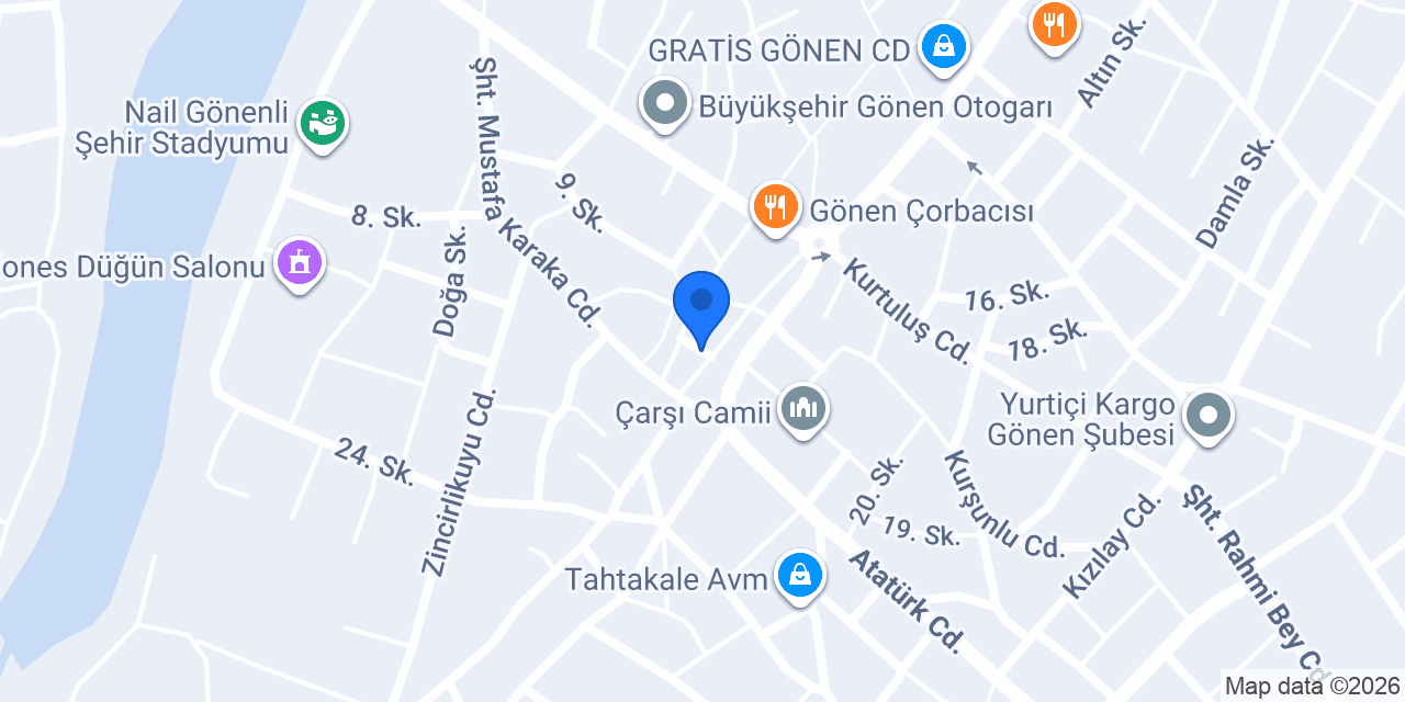 Aynil Çarşı konumu