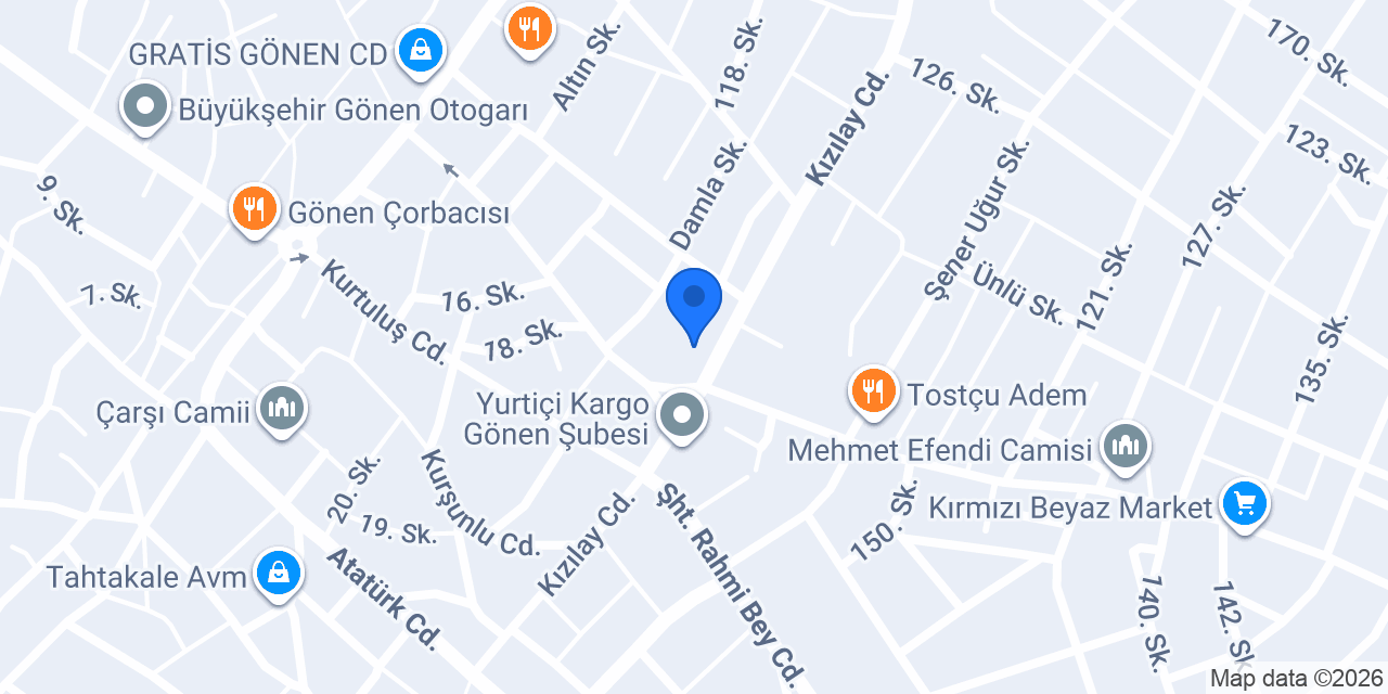 Gönen Tarım İlçe Müdürlüğü konumu