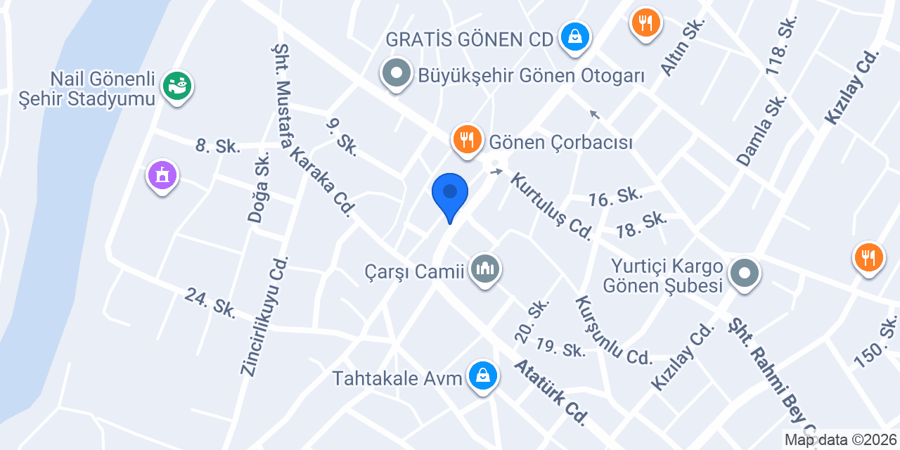 Kapdağ Optik konumu