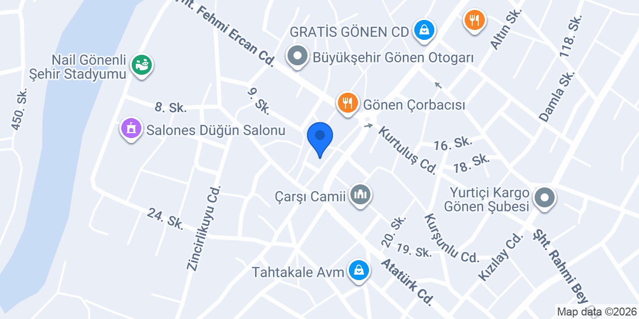 Kadir Dinçer Muhasebe Bürosu konumu