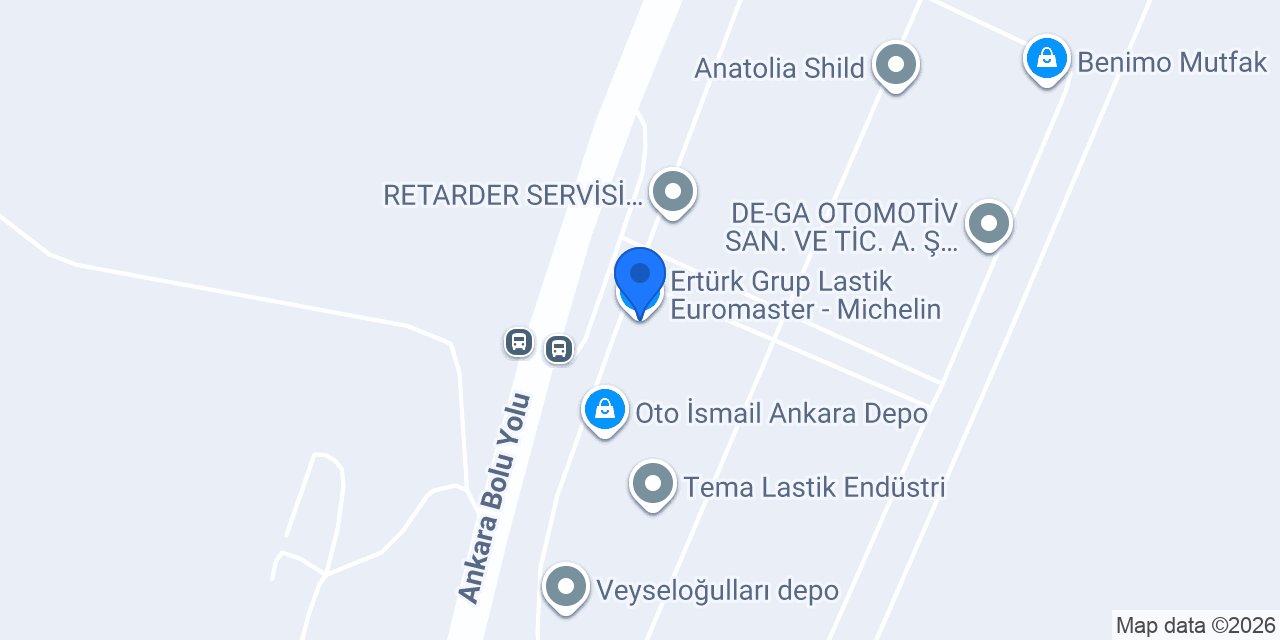 Ertürk Grup Lastik Euromaster - Michelin konumu