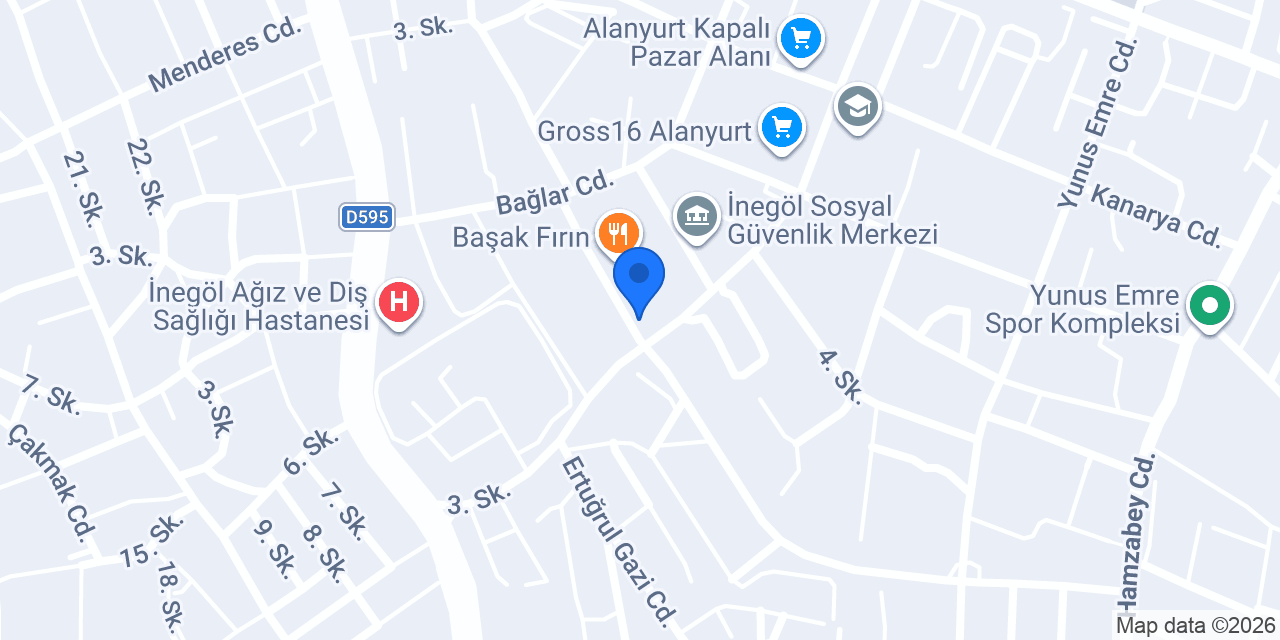 7 Nolu Aile Sağlığı Merkezi konumu