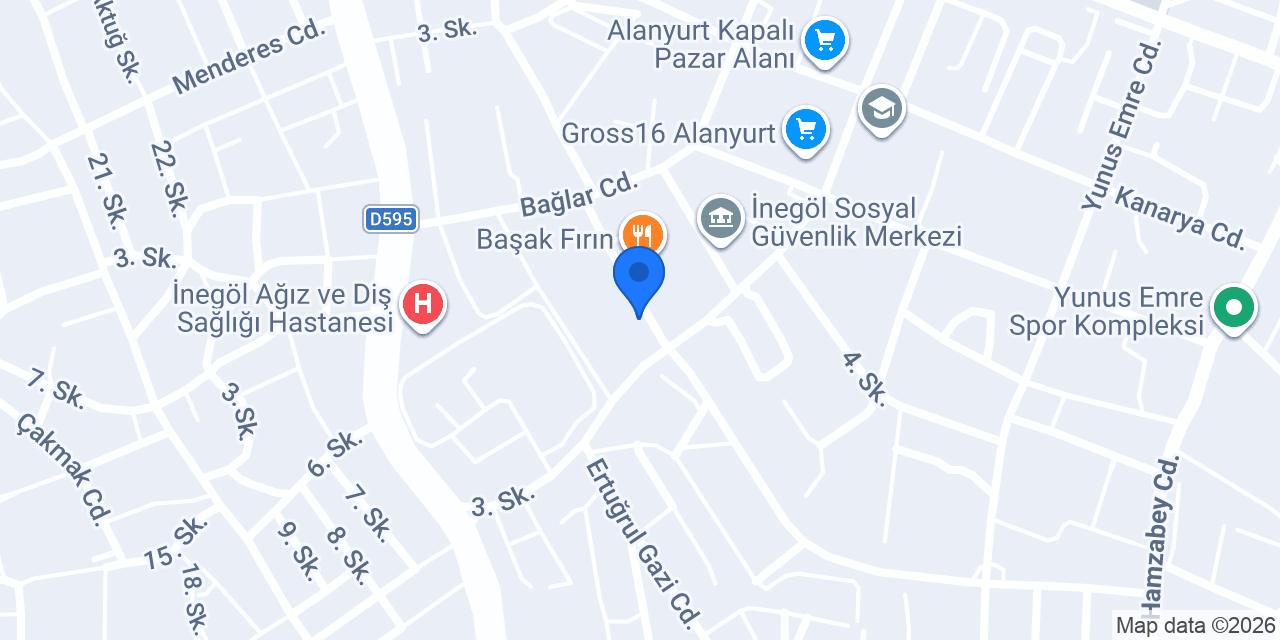 Alanyurt Eczanesi konumu