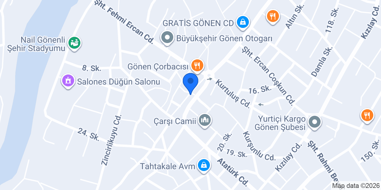Çilli'nin Yeri konumu