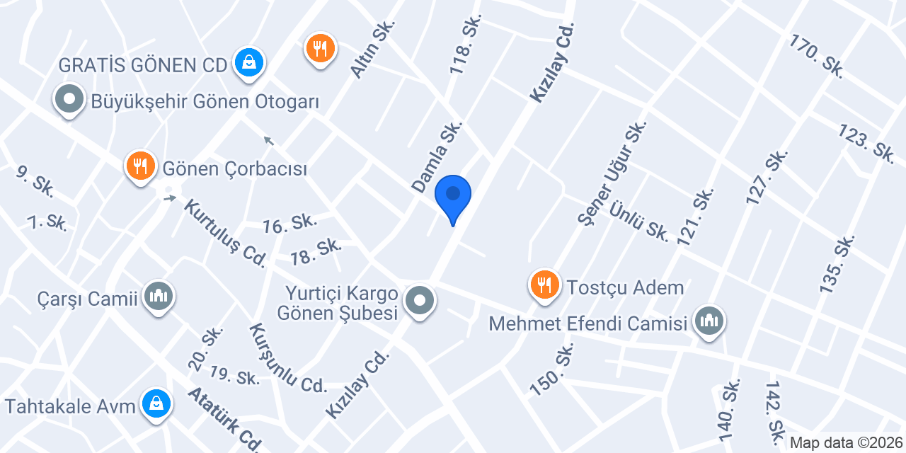 Çağdaş Eczanesi konumu