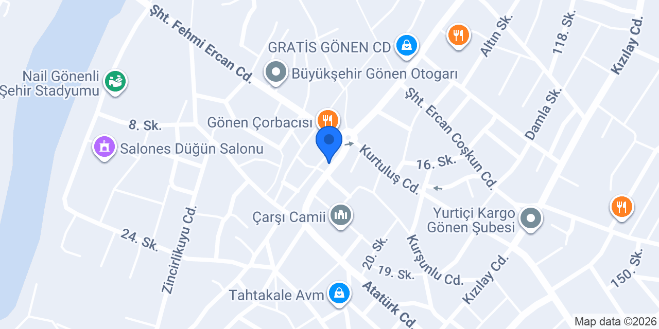 Çörekotu Aktar konumu