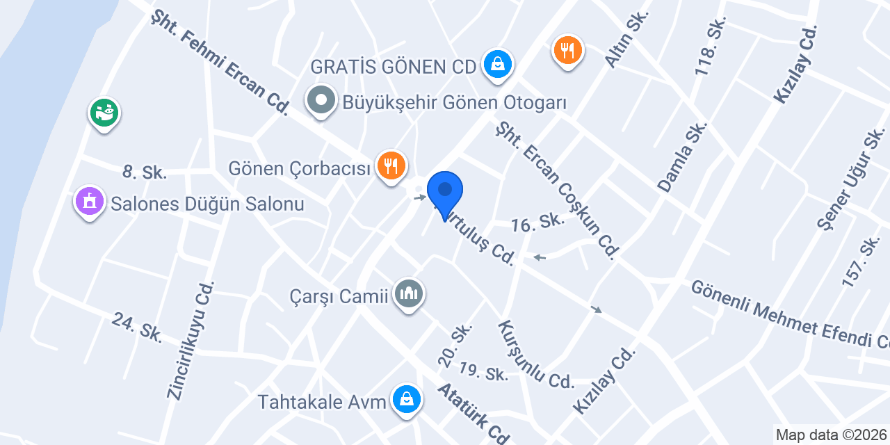 Elif Unlu Mamulleri konumu