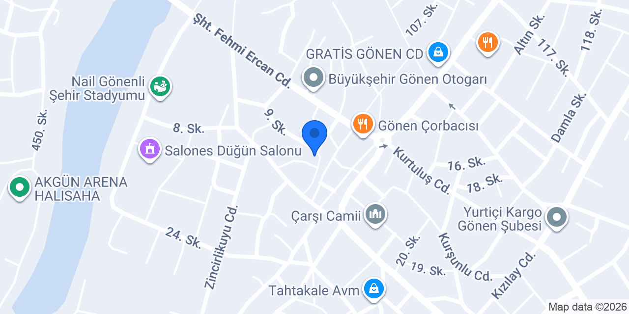Gönen Ofset konumu