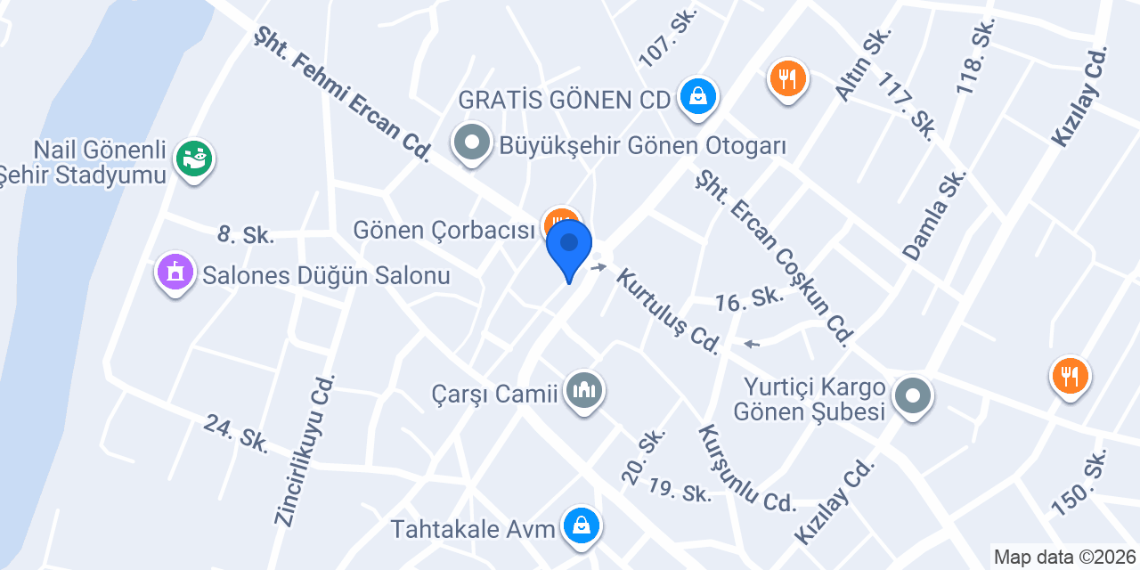 Akçiçek Eczanesi konumu