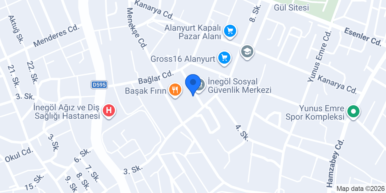 İnci Bayan Kuaförü konumu