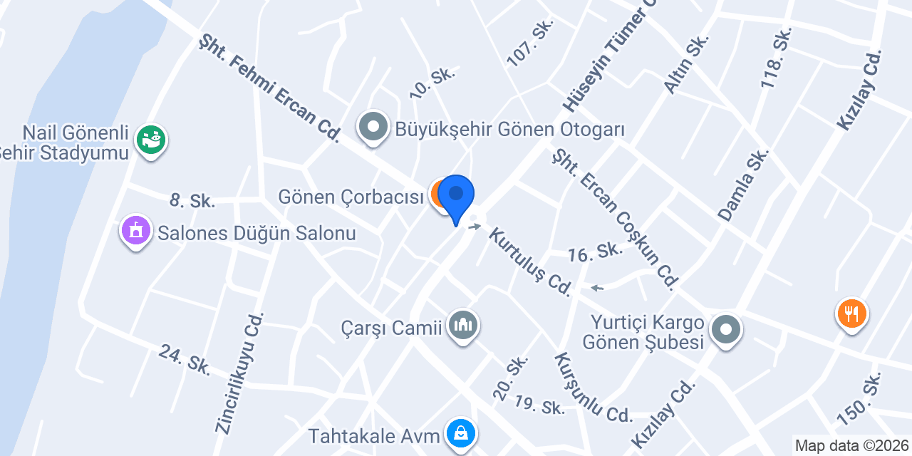 GÖNEN TADIM DÖNER İSKENDER konumu