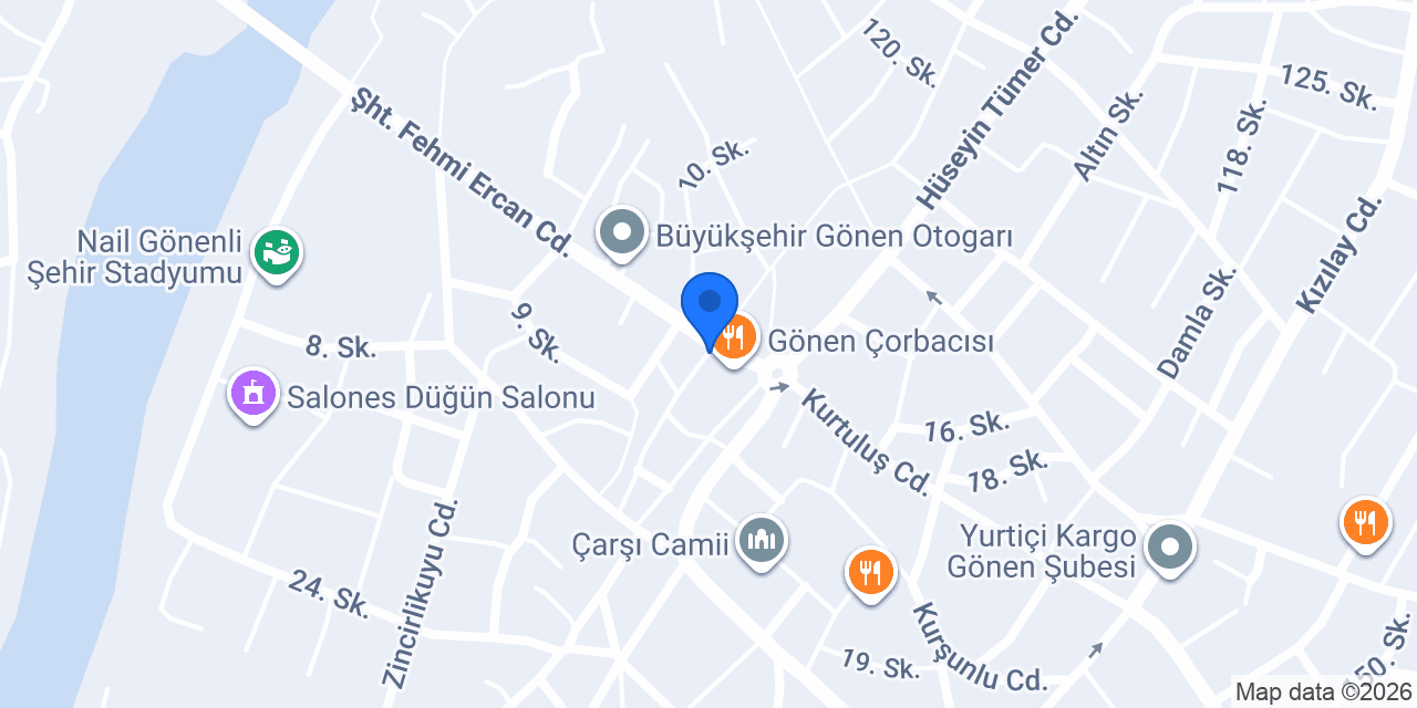 MERKEZ IZGARA SALONU konumu