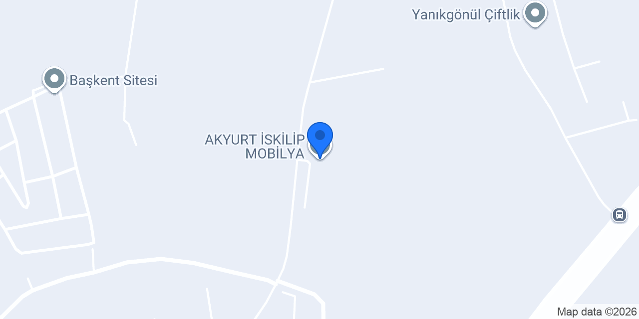 AKYURT İSKİLİP MOBİLYA konumu