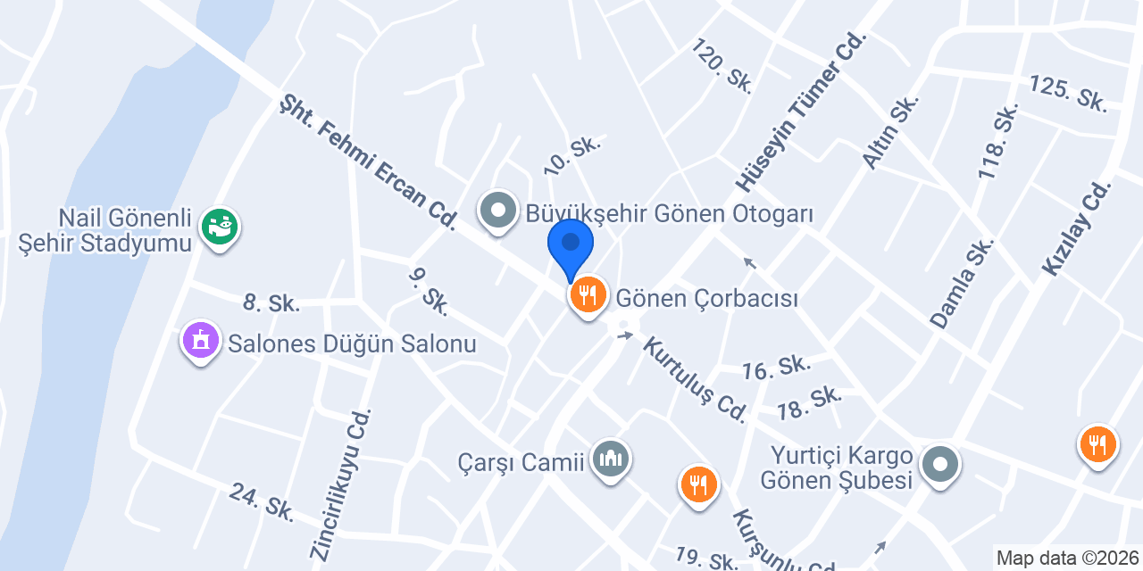 NEFİS DÖNER &Kebap salonu konumu