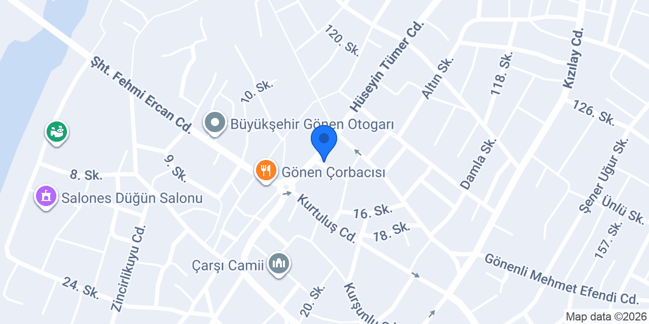 Pasaport Pizza Gönen konumu