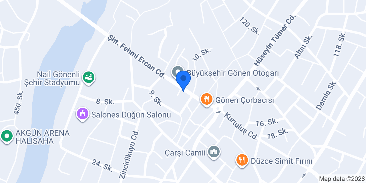 BİREV AVM Gönen konumu