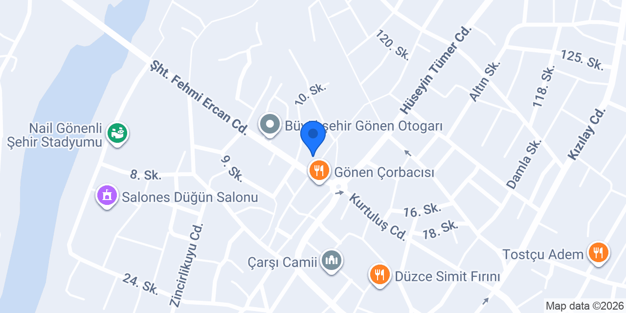 Gönen Cağ Kebap konumu