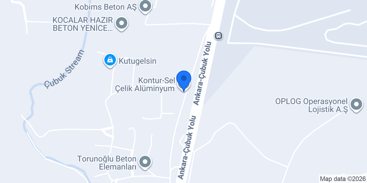 Kontur-Sel Çelik Alüminyum konumu