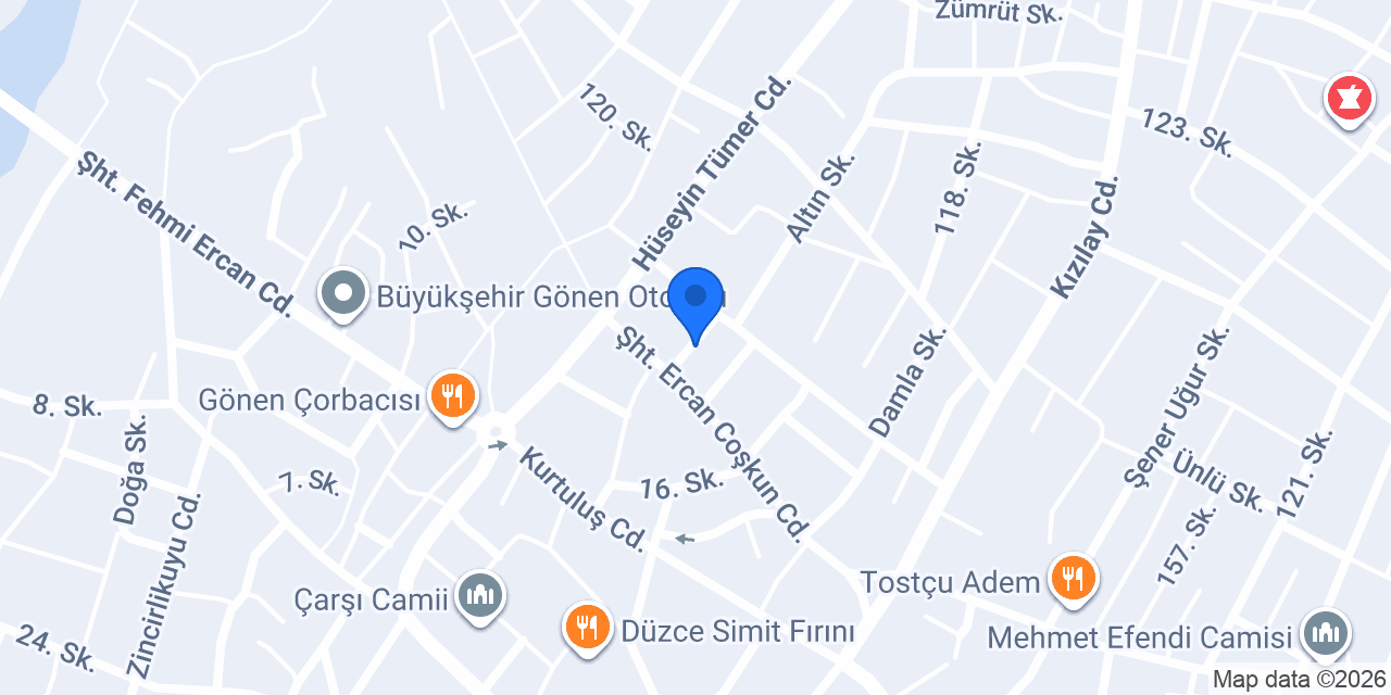 İstanbul Terzisi | Gönen konumu