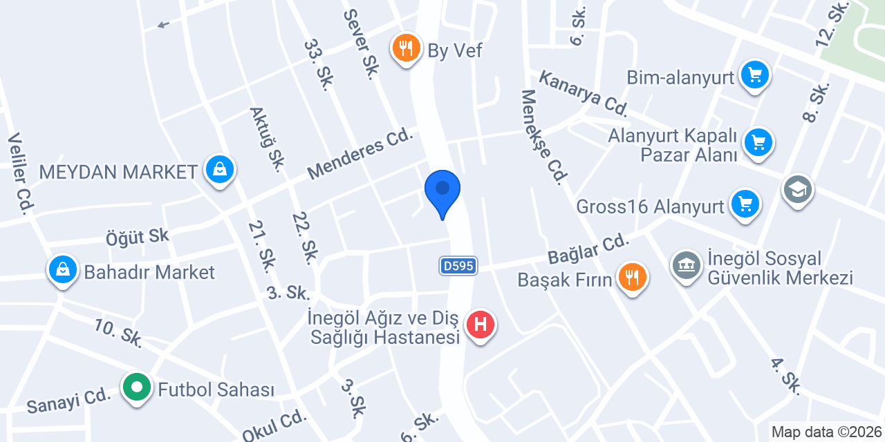 Gülbeyaz Çıçekçı konumu