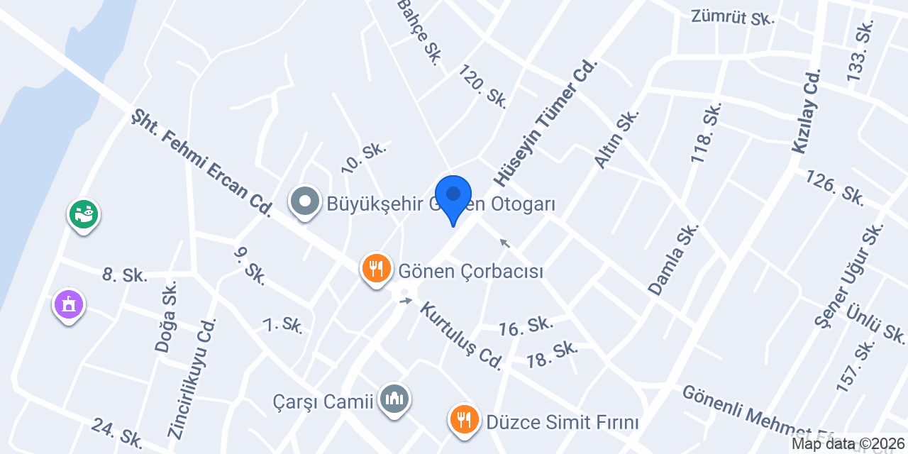 Gönen İlçe Emniyet Müdürlüğü konumu