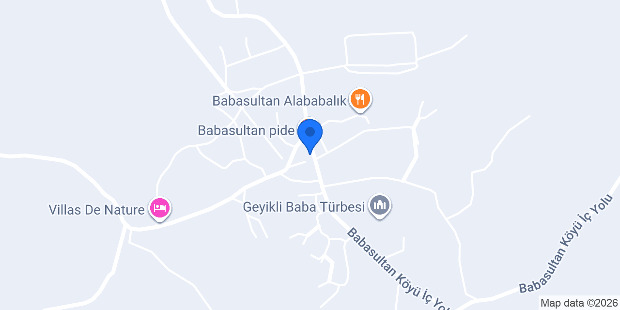 Babasultan Kasabı ve Et Mangal konumu