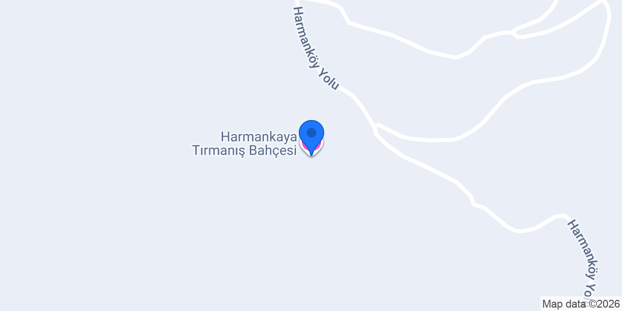 Harmankaya Tırmanış Bahçesi konumu