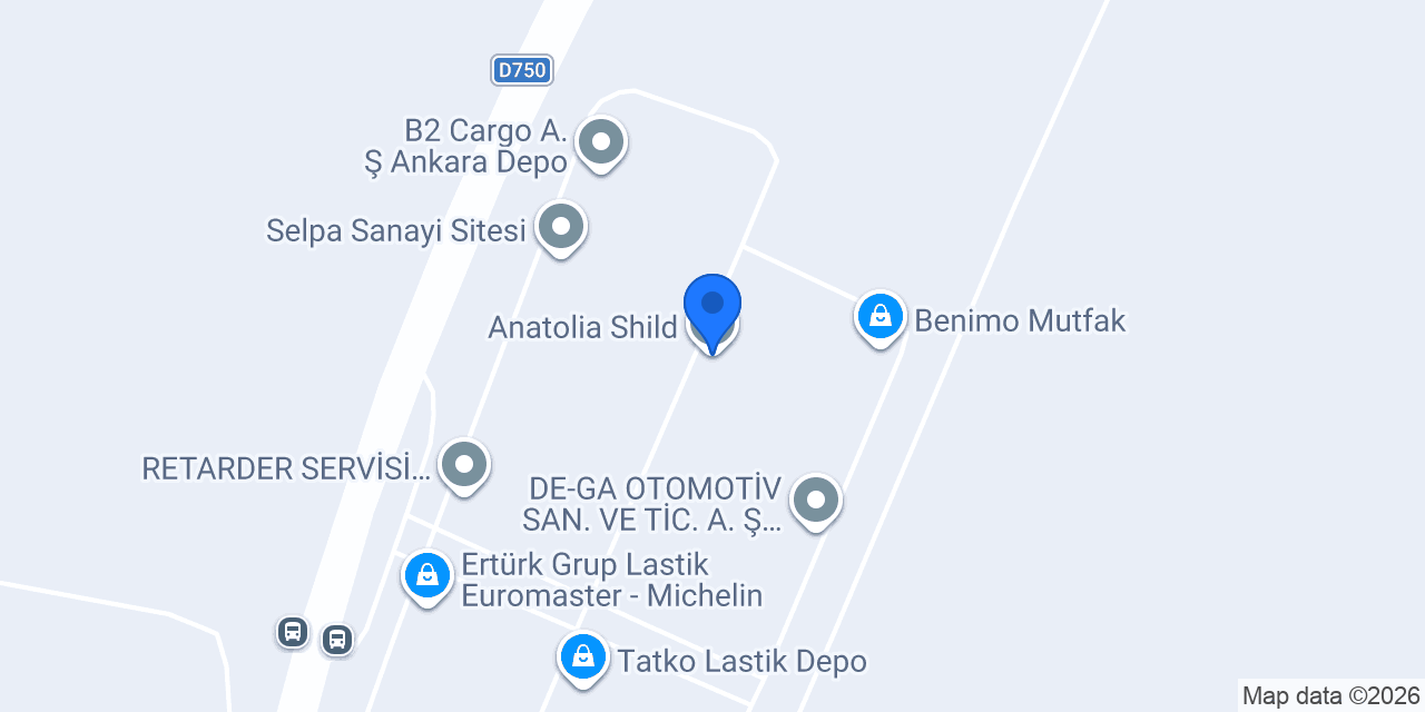 Anatolia Shild konumu