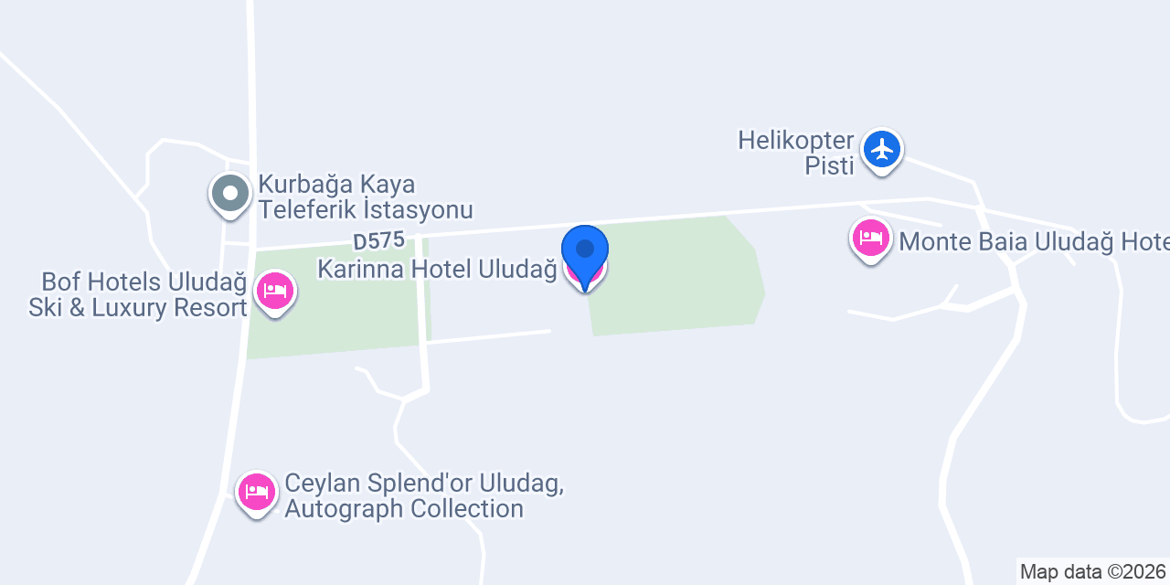 Karinna Hotel Uludağ konumu