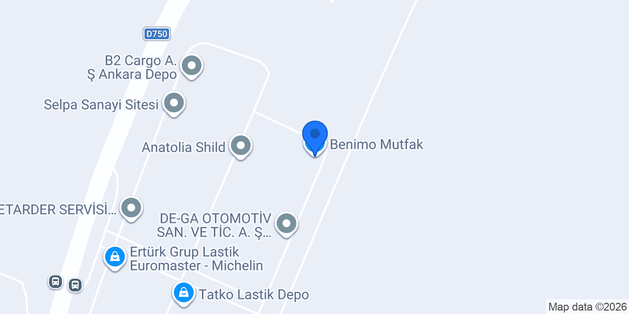 Benimo Mutfak konumu