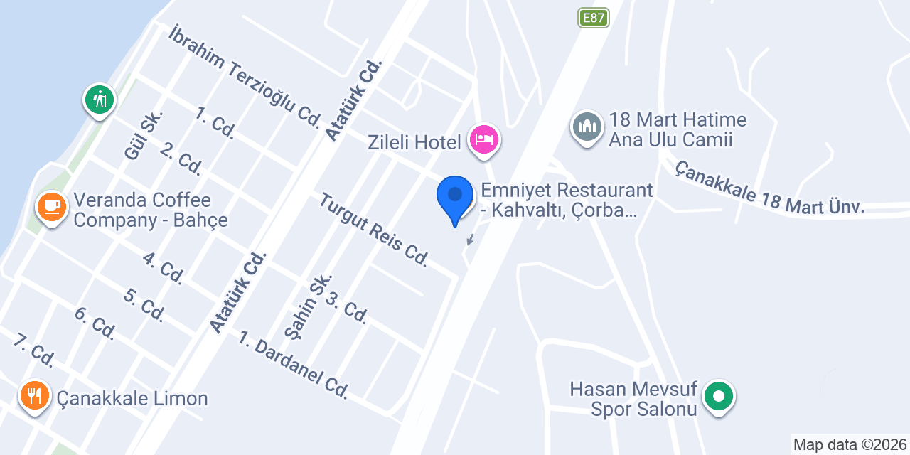 Emniyet Kasap konumu